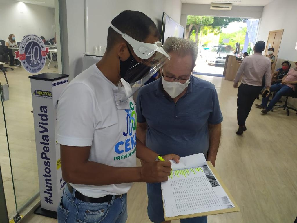 Atendimento do Censo do MT Prev - Foto: Assessoria