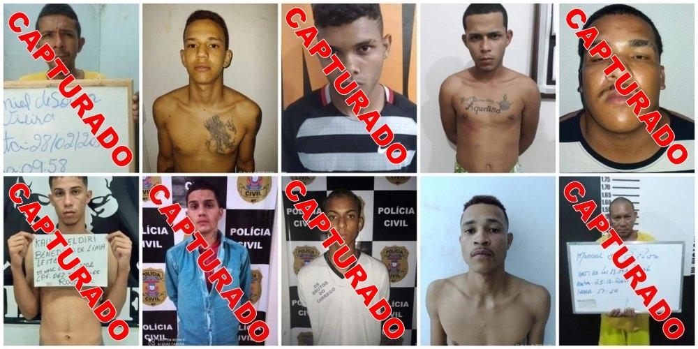Sete fugitivos da Cadeia de Nova Mutum foram localizados - Foto: Sistema Penitencirio