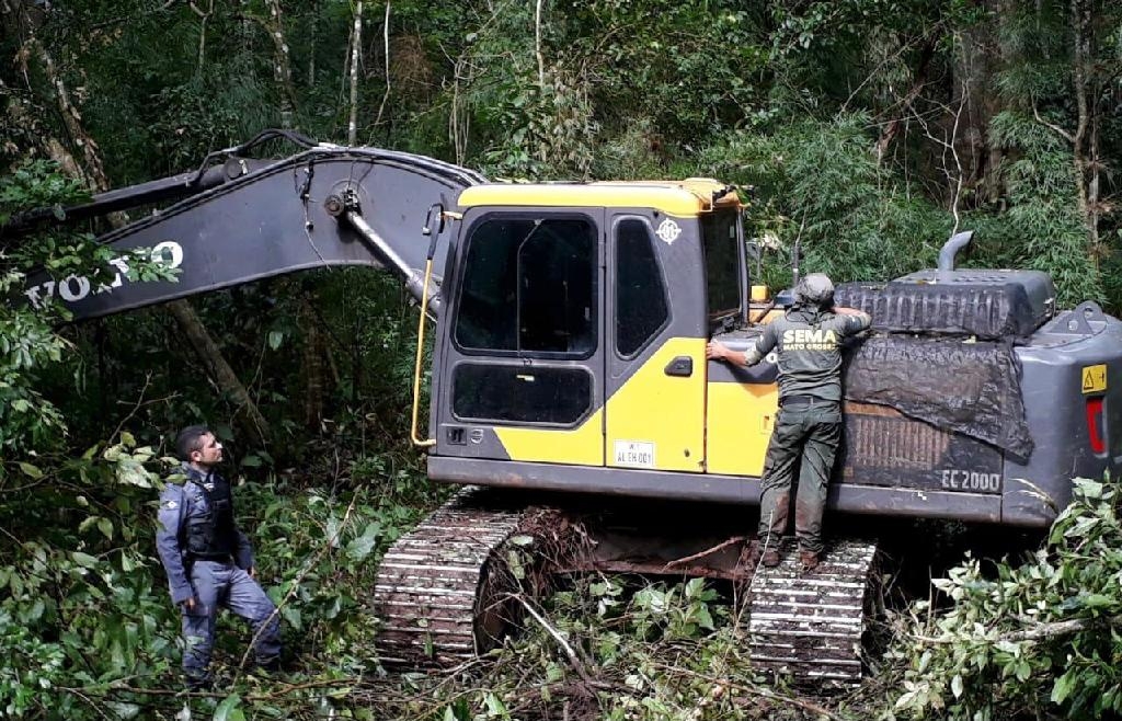 Fiscalizao em Pontes e Lacerda pela Regional de Cceres - Foto: Sema/MT