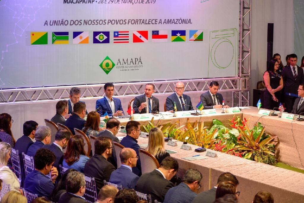 17 Frum de Governadores da Amaznia Legal, no Amap, em 2019 - Foto: Secom-AP