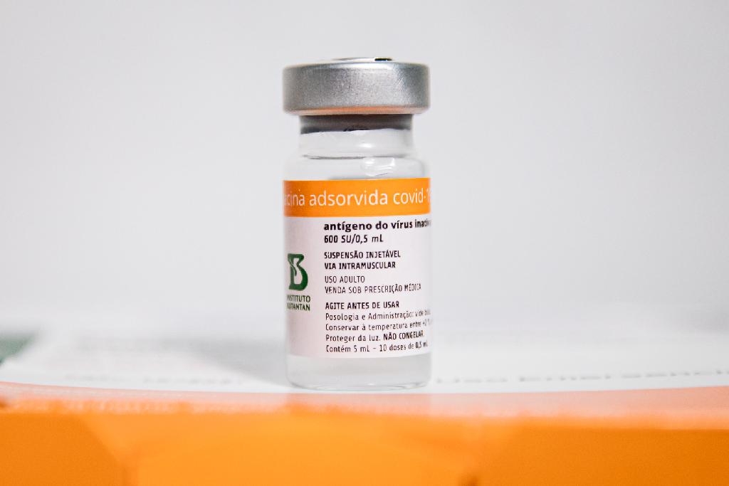 Chegada de mais 11 mil doses da vacina CoronaVac em MT - Foto: Christiano Antonucci