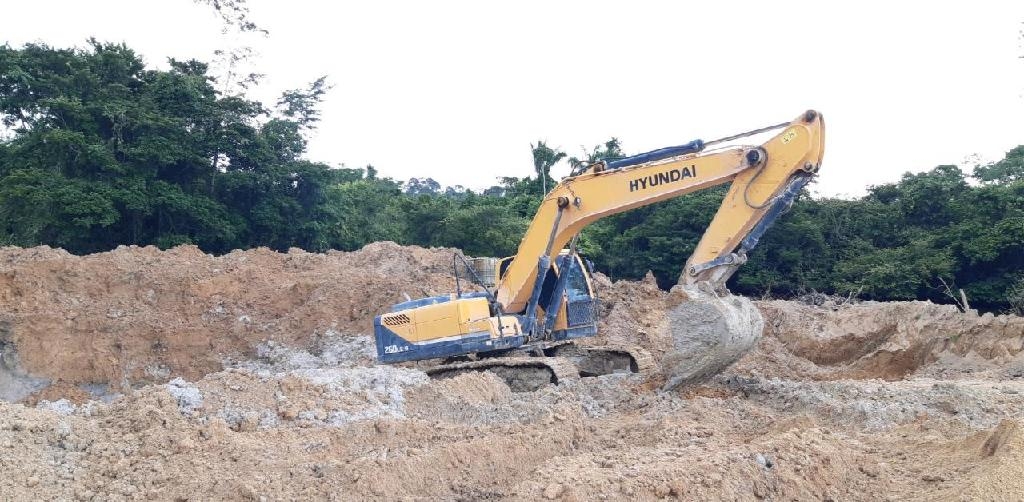 Apreenso de trator de esteira utilizado em desmatamento ilegal - Foto: Assessoria