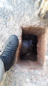 Buraco em cela da Penitenciria de Sinop - Foto: Sistema Penitencirio