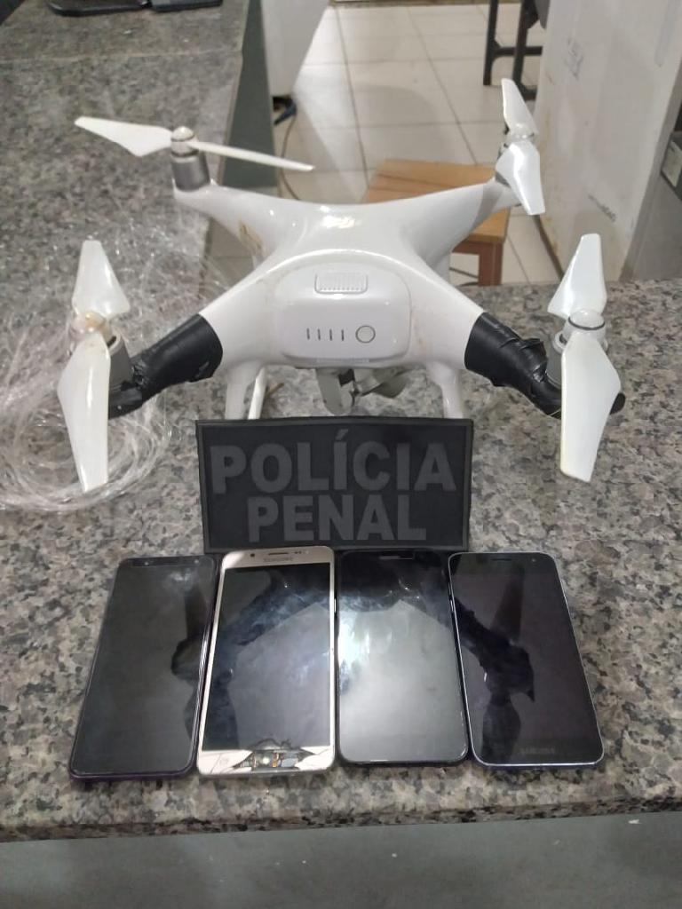 Drone apreendido na Mata Grande - Foto: Sistema Penitencirio
