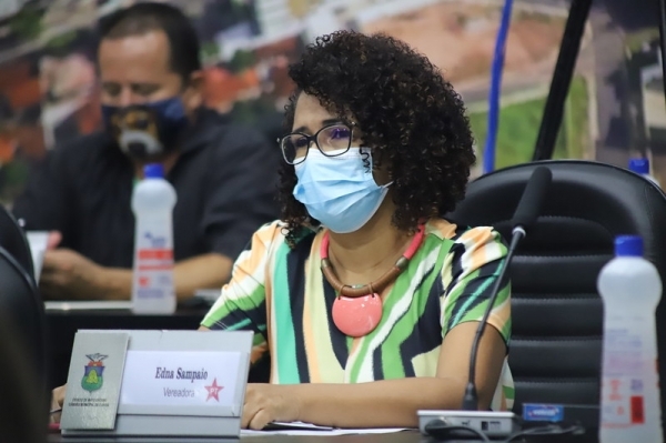 Vereadora Edna Sampaio (PT)