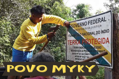 Foto: Povo Myky - Arte: Ascom/MPF-MT