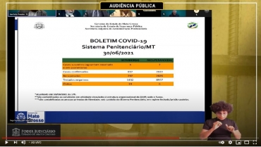 Audincia pblica sobre a pandemia no Sistema Prisional - Foto: Divulgao