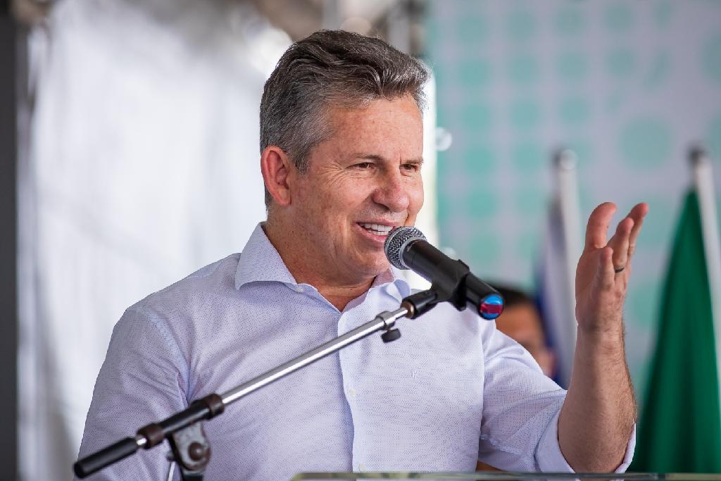 O governador Mauro Mendes - Foto: Christiano Antonucci