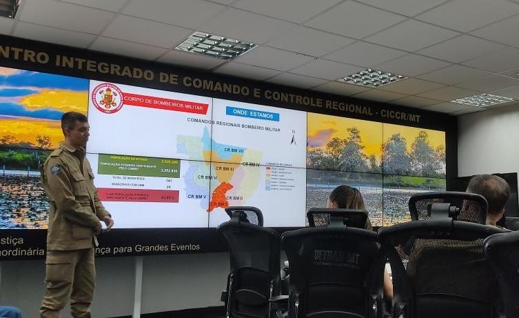 Bombeiros no GGI Pleno - Foto: Assessoria