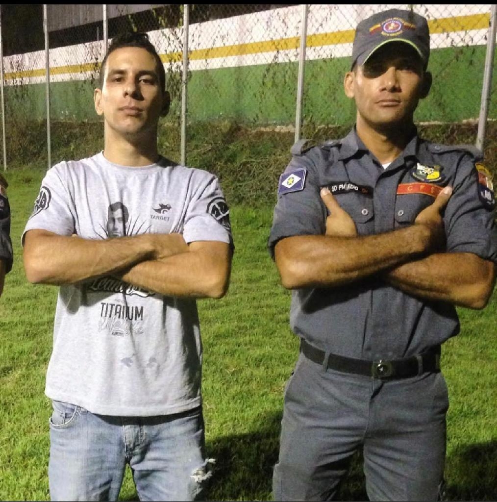 Cabo Victor Paz e Soldado Fernando Edio - Foto: Arquivo pessoal