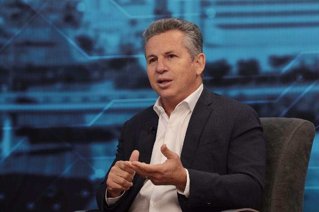 O governador Mauro Mendes