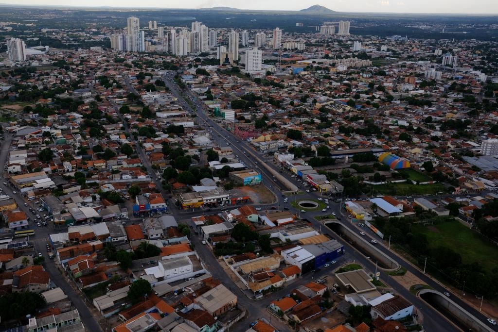 Vista area de Cuiab