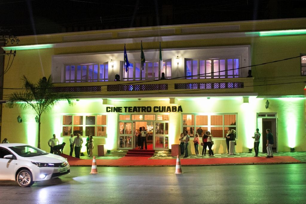 Fachada Cine Teatro Cuiab - Foto: Junior Silgueiro/GComMT