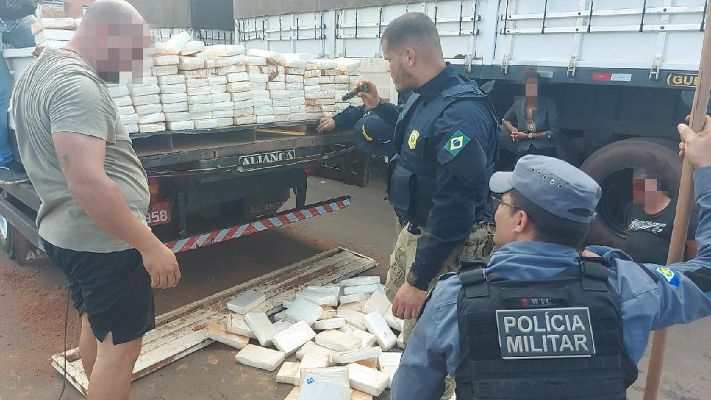 Entorpecentes apreendidos em Vila Rica, no dia 23 de dezembro