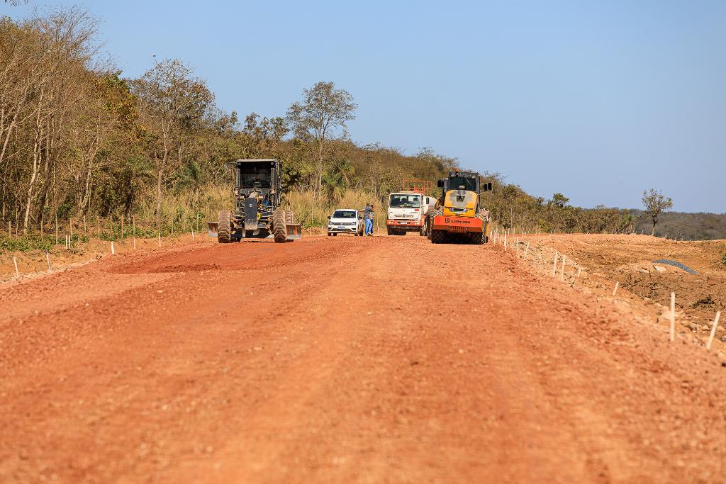 Obras na MT-401 em Cuiab - Foto: Marcos Vergueiro/Secom-MT