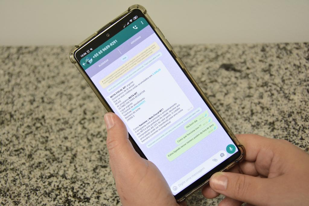 Golpistas entram em contato por ligação telefônica, SMS, whatsapp e e-mail - Foto: Assessoria Sefaz MT