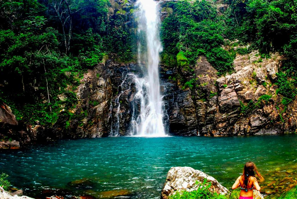 Cachoeira no Distrito de Bom Jardim em Nobres