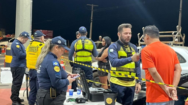 Abordagens no Posto da Polcia Rodoviria Estadual na MT-151 - Foto: GGI/SESP-MT